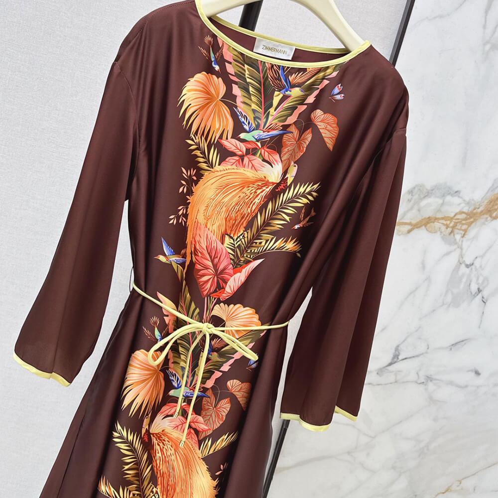 ZIMMERMANN WOMEN SILK DRESS(size:S|M|L)