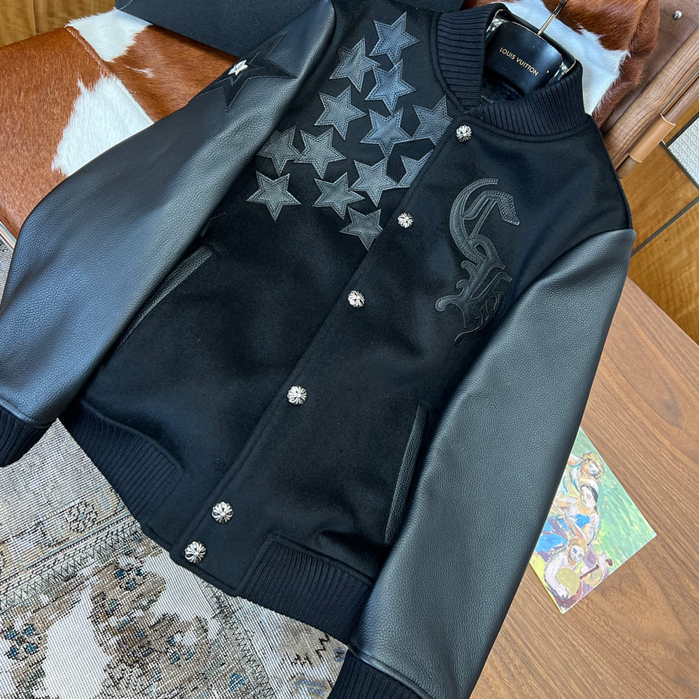Ch*0me He**ts UNISEX Genuine Leather COAT(size:M|L|XL|XXL)