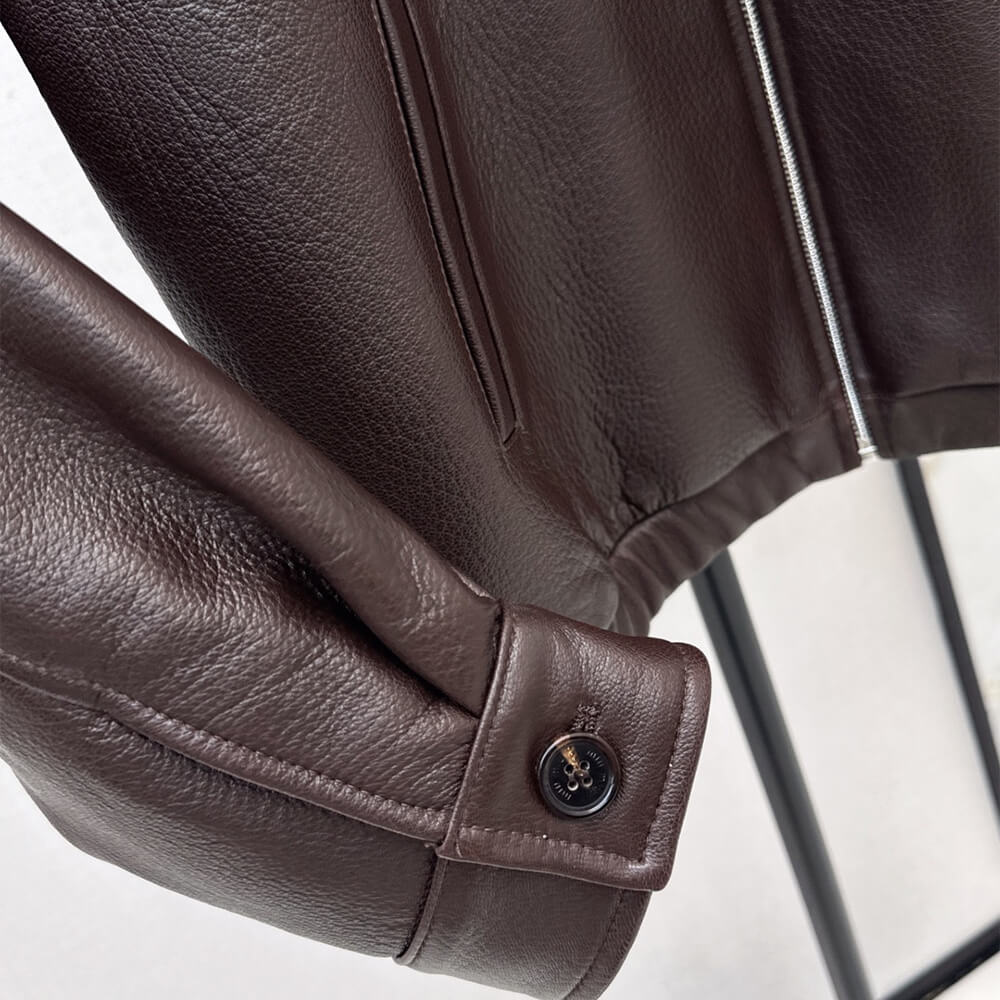 M1um1u WOMEN Genuine Leather COAT(size:S|M|L)