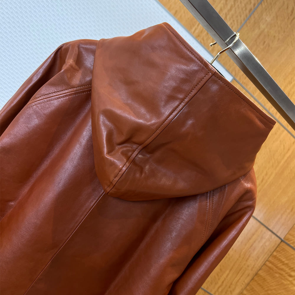 Pra*a UNISEX Genuine Leather COAT(size:48|50|52|54|56)