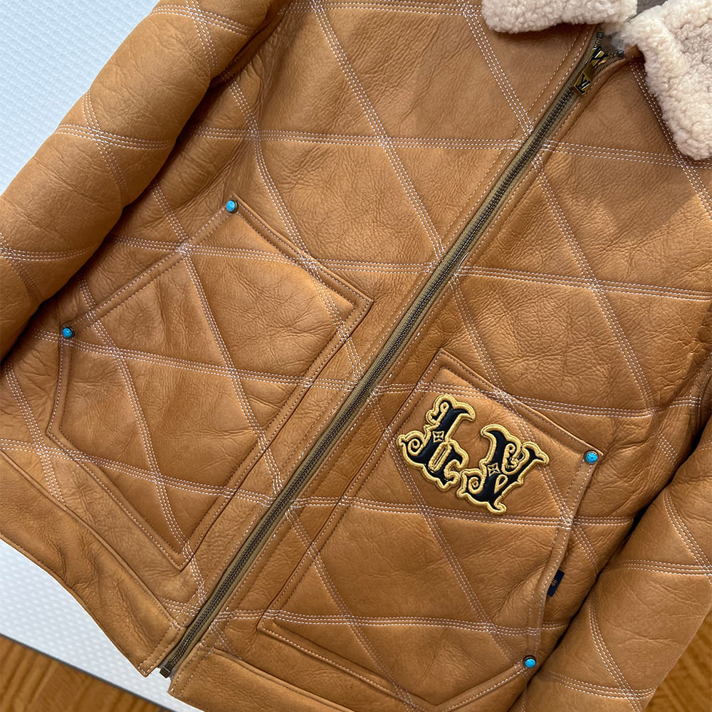 LV UNISEX Genuine Leather COAT(size:46|48|50|52|54)