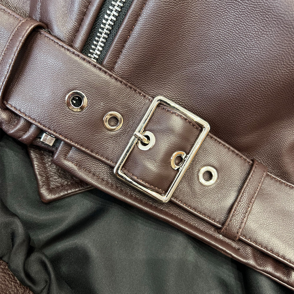 L0ew* UNISEX Genuine Leather COAT(size:46|48|50|52)