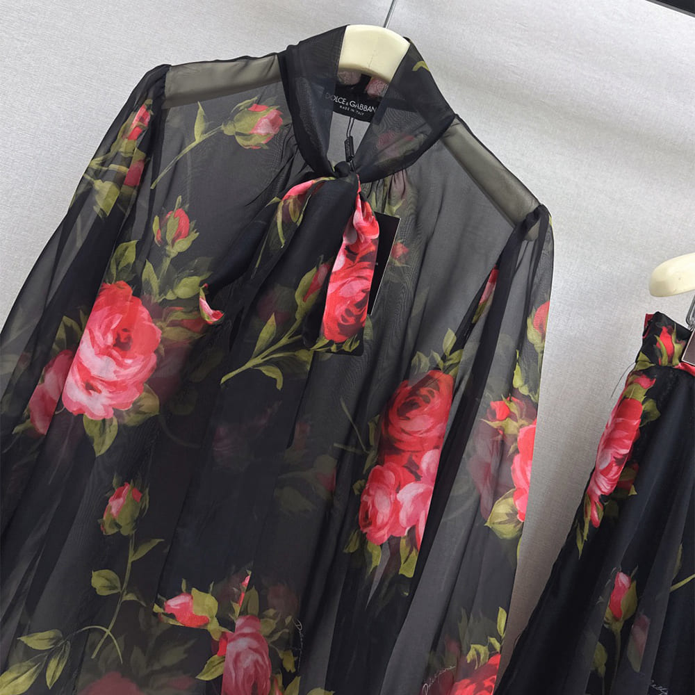 d01ce & Gab*a*a women silk suit(size:s|m|l|xl)