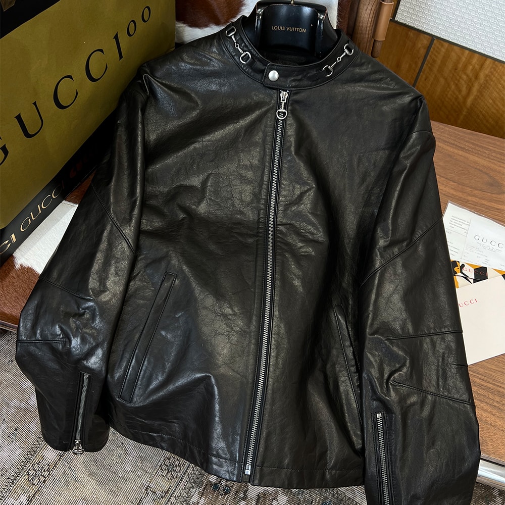 Gvc*1 UNISEX Genuine Leather COAT(size:48|50|52|54|56)