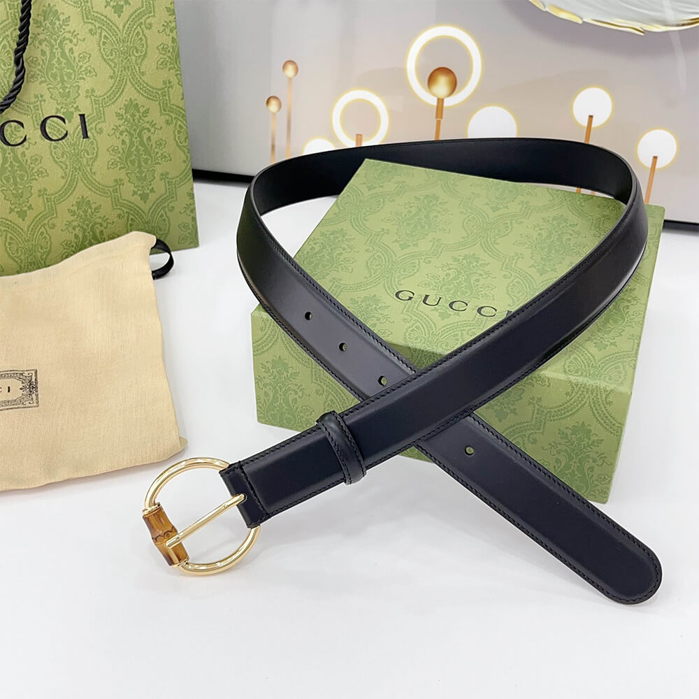 Gvc*1 belt with bamboo detail buckle