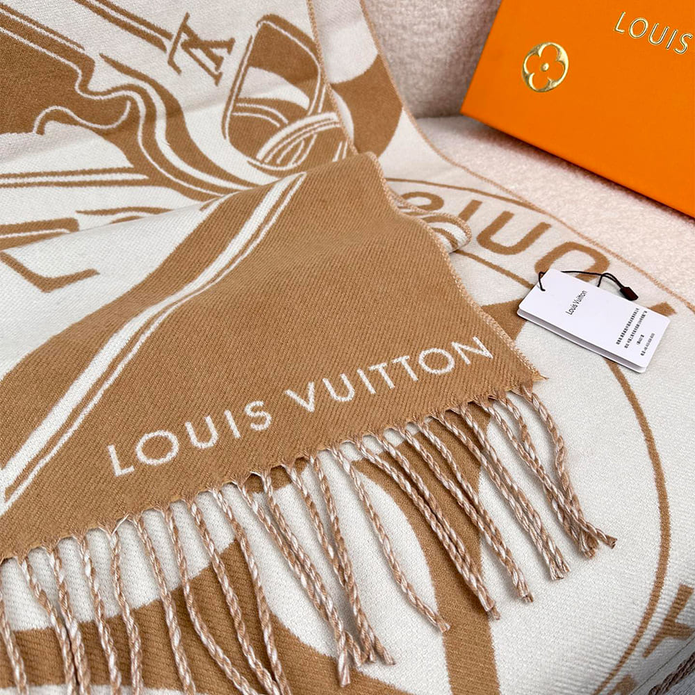 LV Lock And Keys Scarf