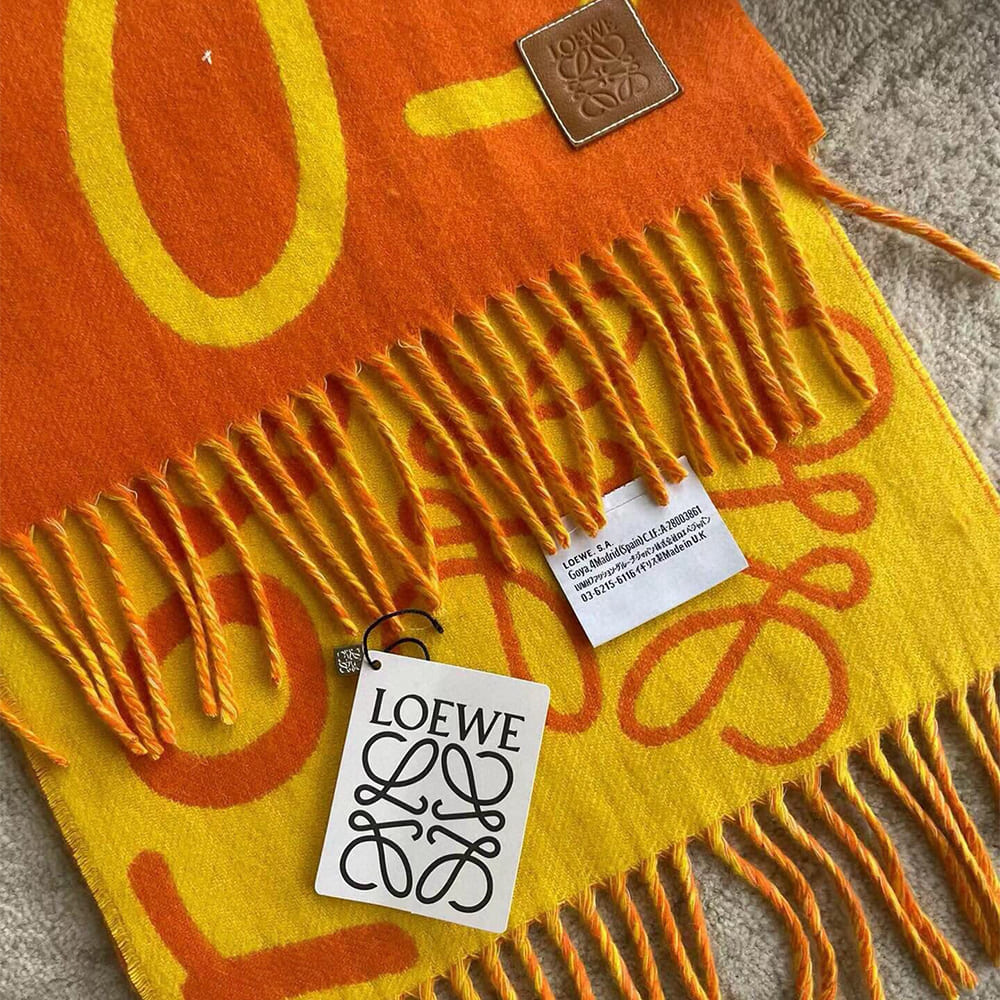 L0ew* Scarf in wool and cashmere