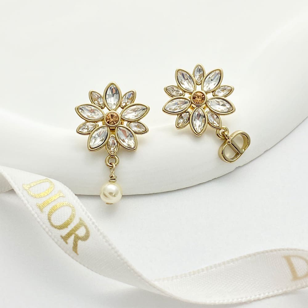 D10r Fleur de Glace earrings