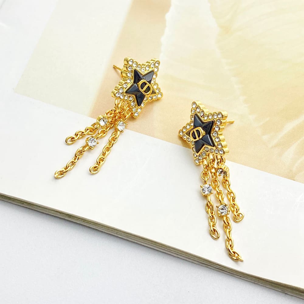 D10r Petit CD Lucky Baroque Earrings