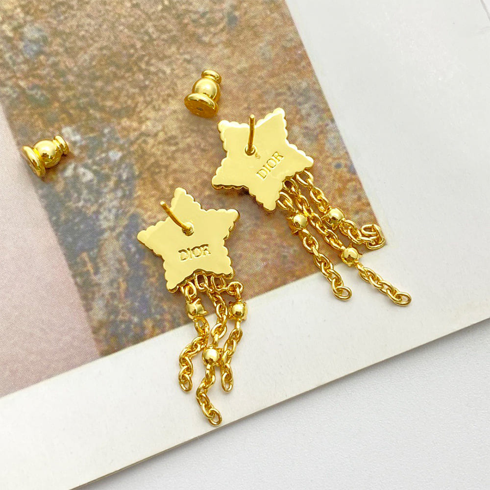 D10r Petit CD Lucky Baroque Earrings