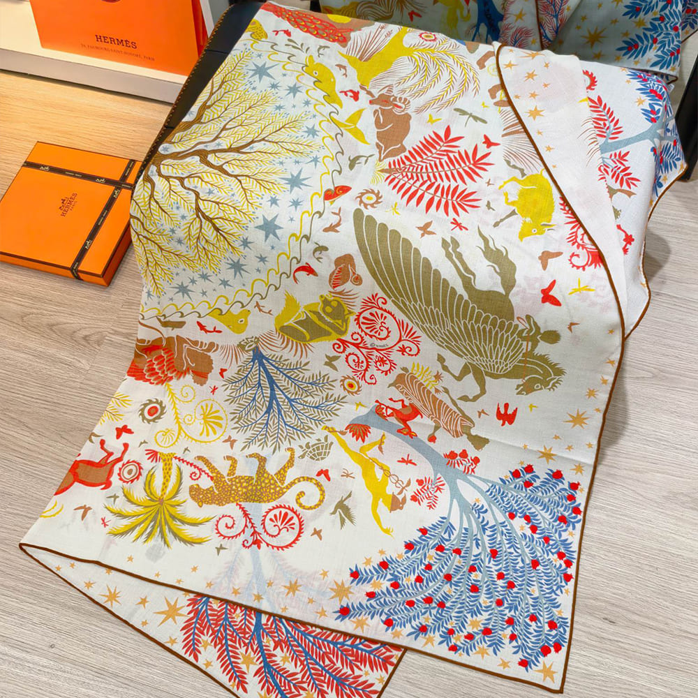 H**me5 Sous le Charme d’Orphee shawl 140