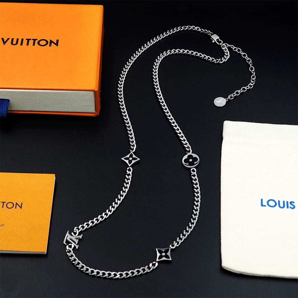 LV Spike Charms Necklace