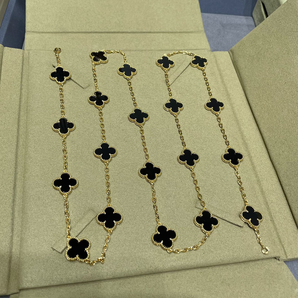 VCA Vintage Alhambra long necklace, 20 motifs