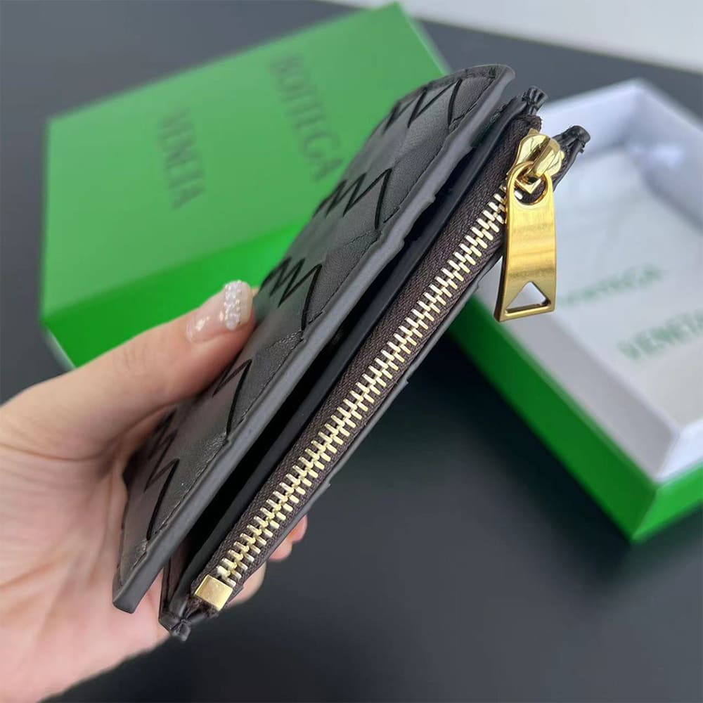 Intrecciato Small Bi-Fold Wallet(HIGH-END GRADE)