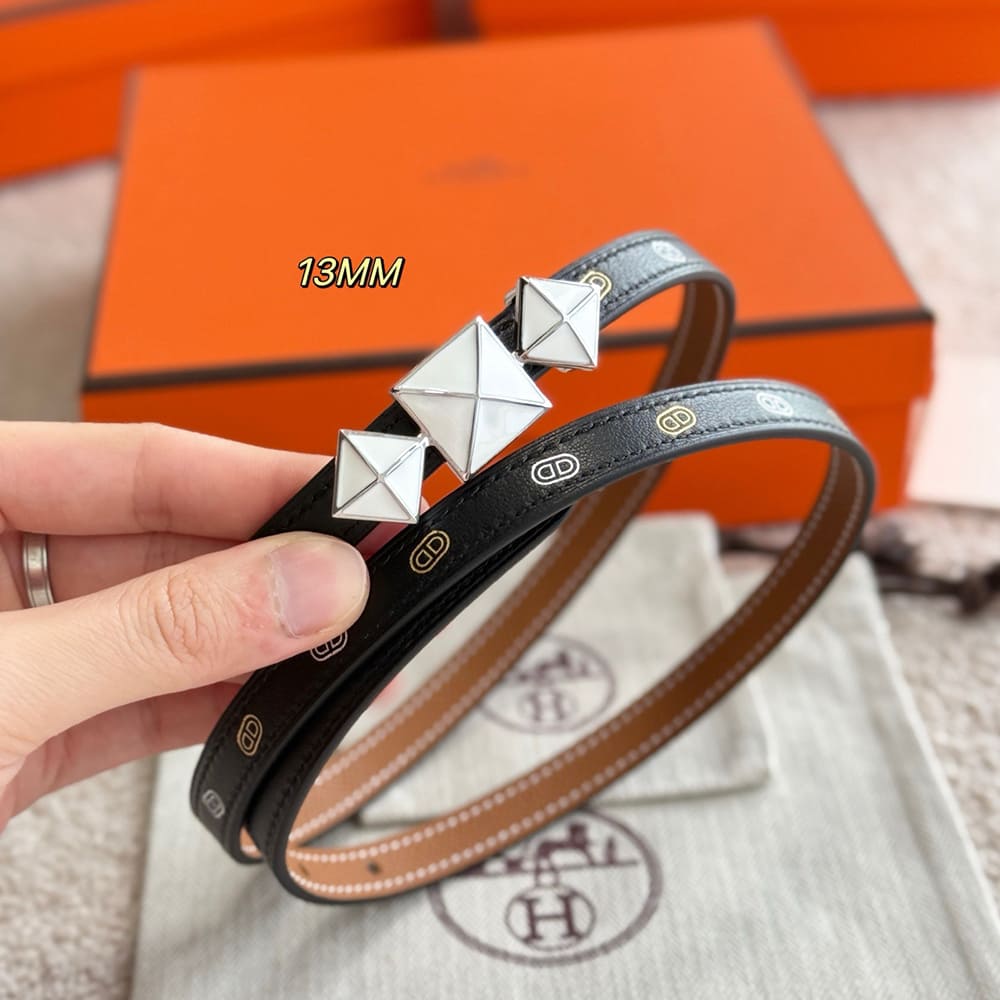 H**me5 1925 Belt Buckle & H**me5 sur Mer Reversible Leather Strap 13 mm