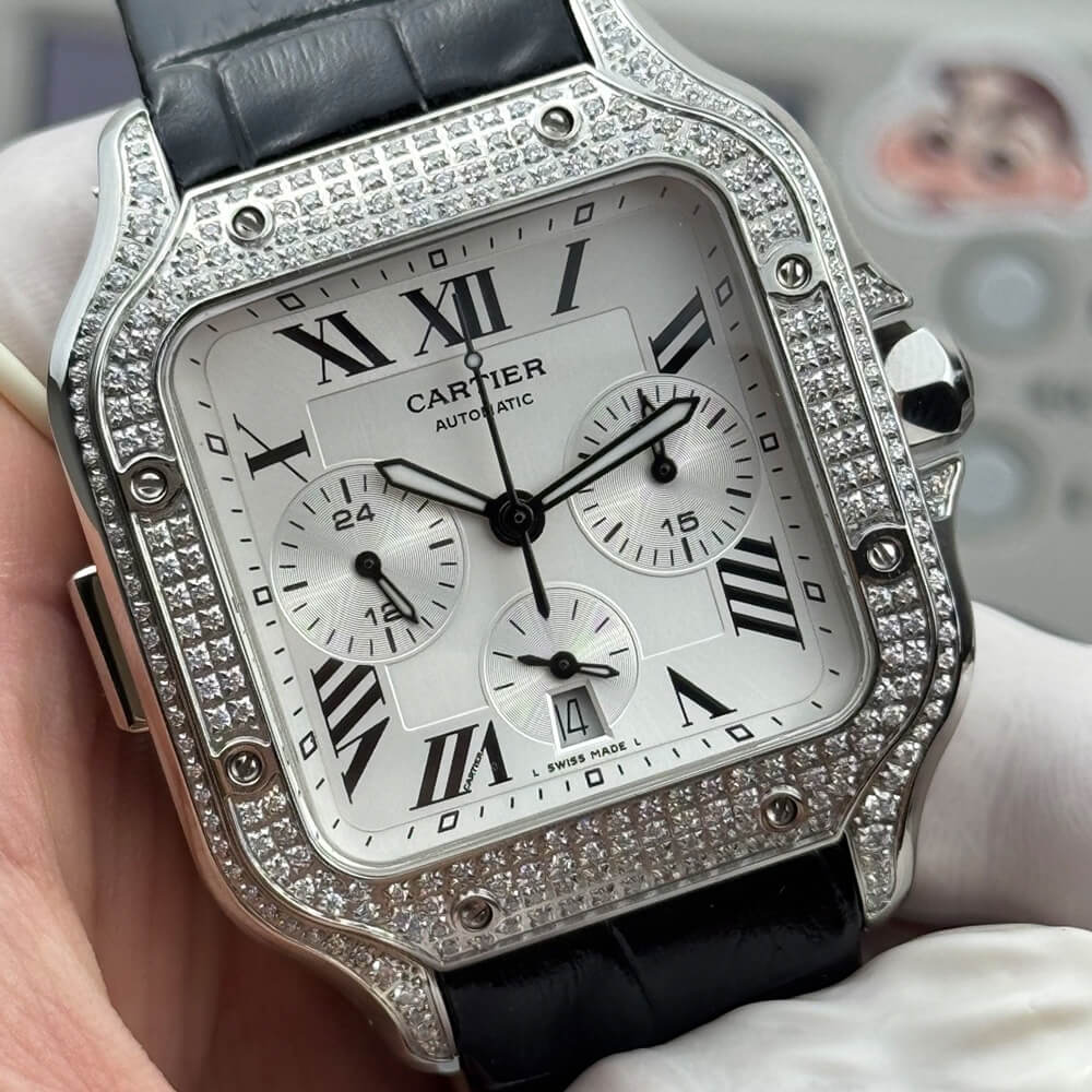 Santos de Ca*t1er Chronograph watch