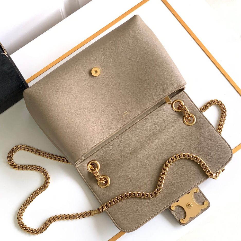 Medium Ce1i*e VICTOIRE bag in soft calfskin