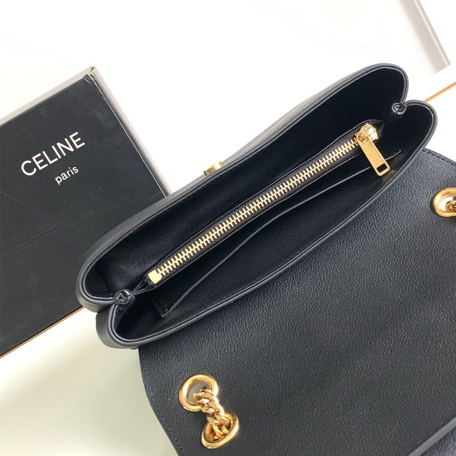 Medium Ce1i*e VICTOIRE bag in soft calfskin