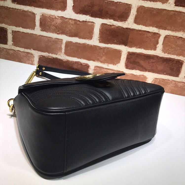 Gvc*1 GG Marmont Small Top Handle Bag