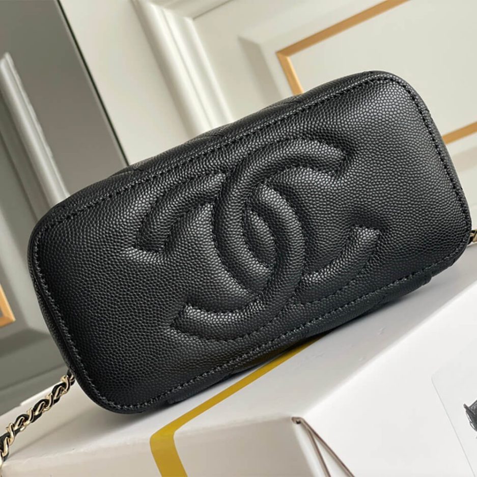 Ch**el long box cosmetic bag