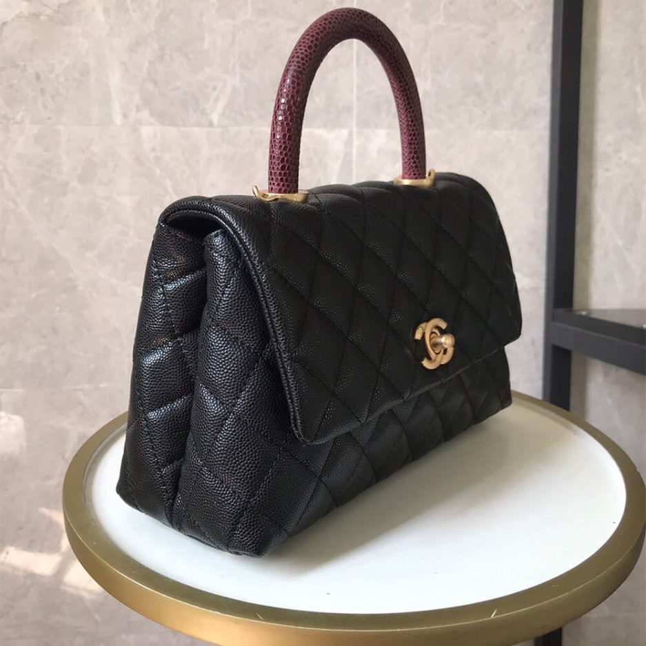 Ch**el Coco handle flap shoulder bag PM
