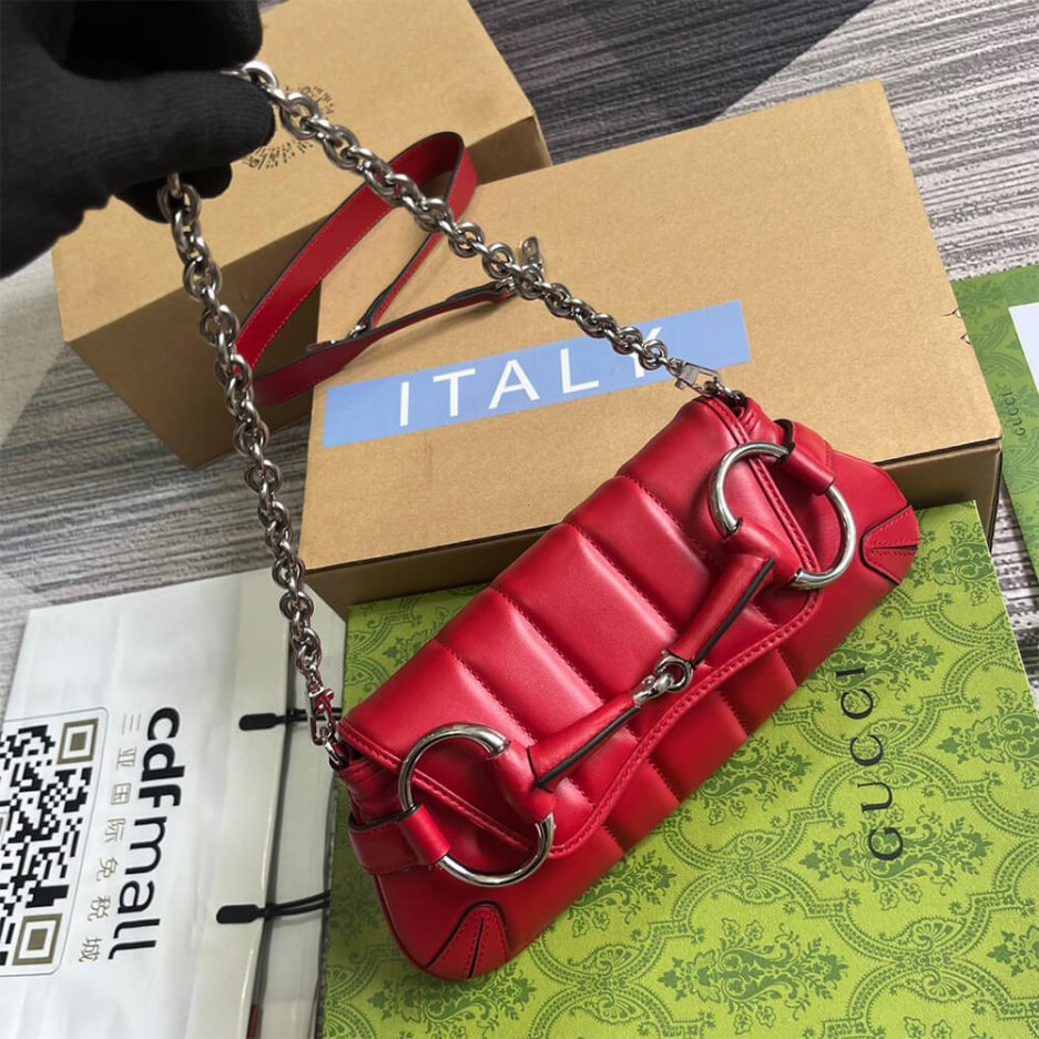 Gvc*1 HORSEBIT CHAIN SMALL SHOULDER BAG