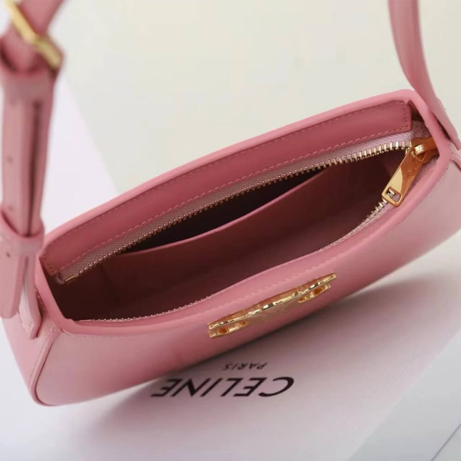 Ce1i*e MEDIUM TILLY BAG in shiny calfskin