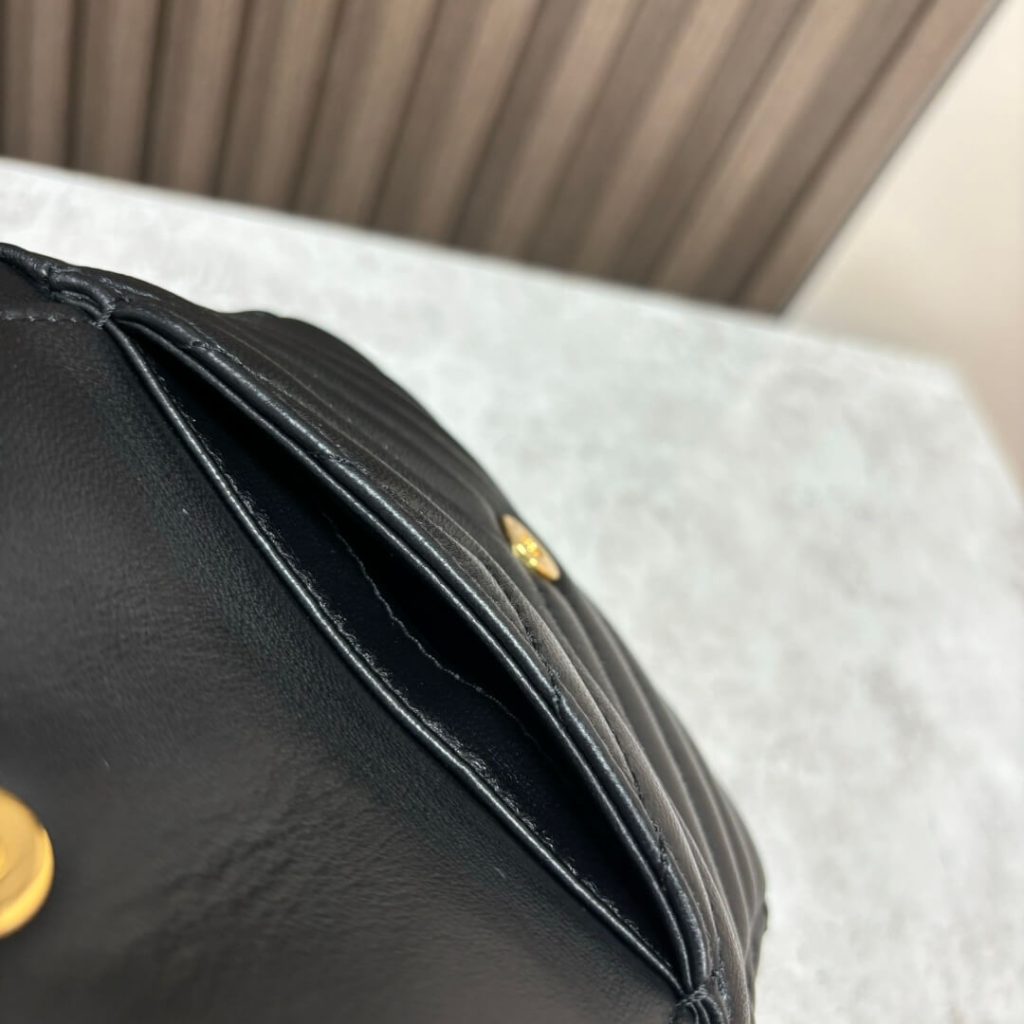 Y51 Joe quilted lambskin mini bucket bag