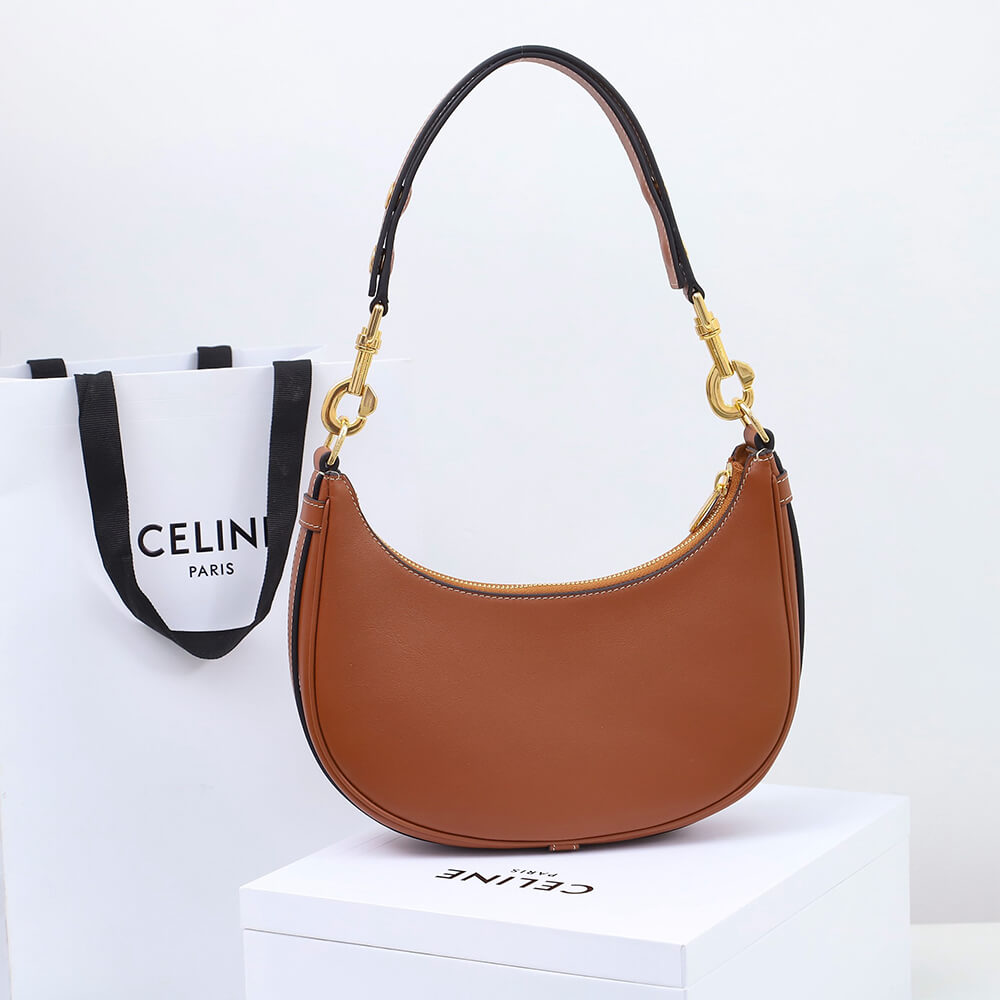 Ce1i*e Medium Ava Strap Bag in smooth Calfskin(HIGH-END GRADE)