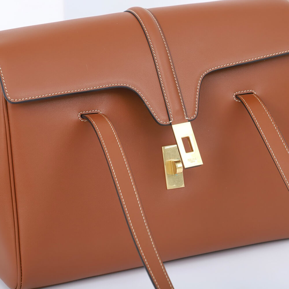 Ce1i*e Medium Soft 16 Bag in Smooth Calfskin(HIGH-END GRADE)